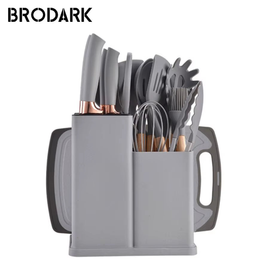 Premium 19-Piece Silicone Kitchen Tool Set 