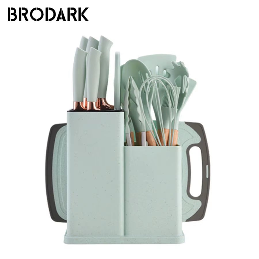 Premium 19-Piece Silicone Kitchen Tool Set 