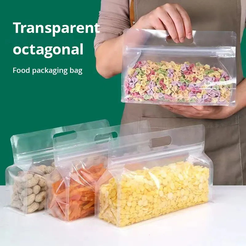  Reusable Leakproof Food Storage Bags – 5 Pack | Eco Kitchen Must-Have 