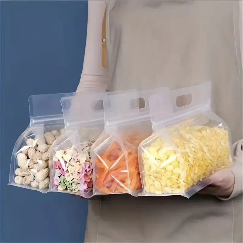  Reusable Leakproof Food Storage Bags – 5 Pack | Eco Kitchen Must-Have 