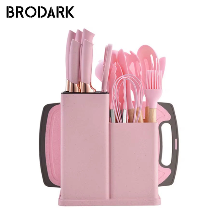 Premium 19-Piece Silicone Kitchen Tool Set 