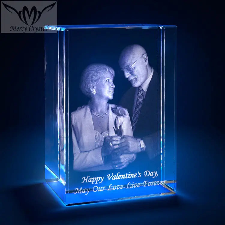 Custom Laser Engraved 3D Crystal Photo Sphere