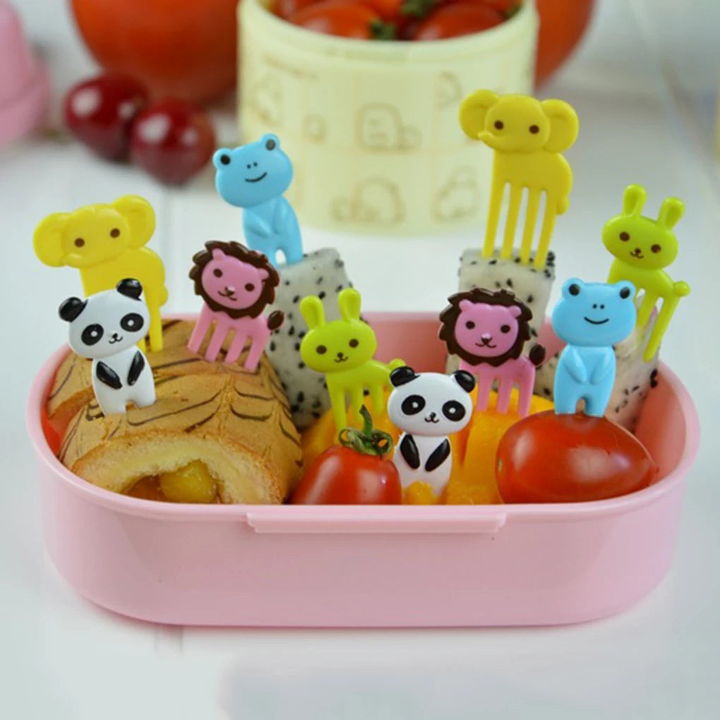 Cute Animal Party Picks - Set of 10 | Fun Food Decor