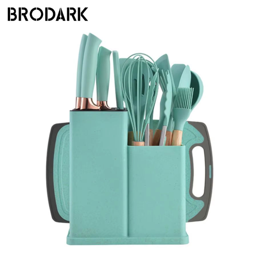 Premium 19-Piece Silicone Kitchen Tool Set 