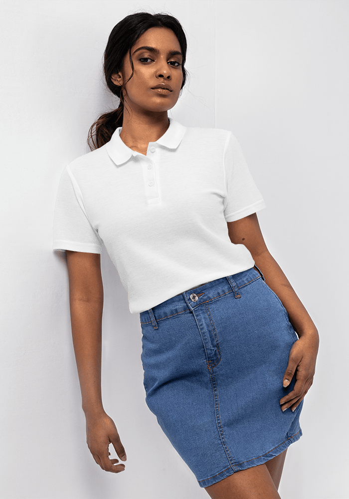 Women’s pique polo shirt