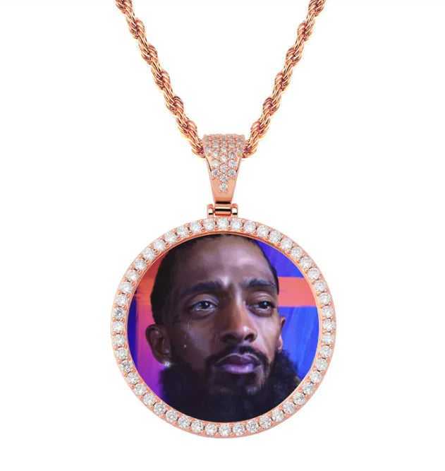 Custom Memory Circle Pendant